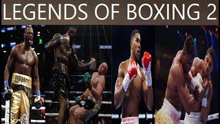 Legends of Boxing V2 PC Game - First Look at new features & Deontay Wilder vs Anthony Joshua