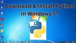 How to Download & Install Python IDLE in Windows 7? Computer/Laptop