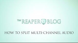 How To Split Multi-Channel Audio