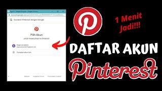 Cara Membuat Akun Pinterest, Daftar Akun Pinterest di Komputer atau Laptop