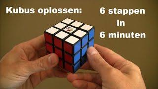 kubus oplossen beginners   Rubik's kubus oplossen in 6 min  Rubik's cube 3x3 puzzel