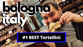 #1 BEST Tortellini Pasta In Bologna Italy!! (Bologna Italy Food Tour - Part 1)