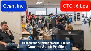 Cvent Inc Hiring | 6 LPA | Selection process? | All Courses eligible | Hiring Fresher |