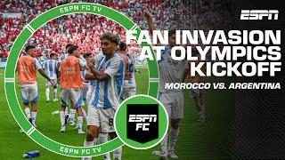 A complete mess! - Julien Laurens on fan invasion in Olympics kickoff | ESPN FC