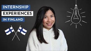 My internship experiences in Finland