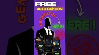 Free Auto Captions app For Youtube | Best Free Automatic Captions App For Android #shorts#piyush