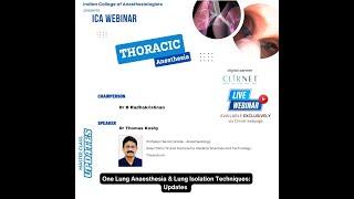 Updates on Thoracic Anesthesia - ICA Webinar 230