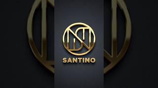 Santino Name Logo Design | #shorts #youtubeshorts #namelogo