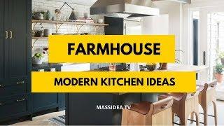 65+ Beautiful Modern Farmhouse Kitchen Ideas