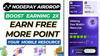 Nodepay Boost Your Earning Point  || Utilizing Your Mobile Resource #nodepay  #nodepayairdrop #tga