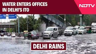 Delhi Rain | Water Enters Office Premises In Delhi's ITO As Delhi Witnesses Rain Aftermath