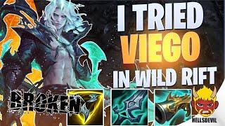 I Tried Viego In Wild Rift And He's SO BROKEN (Penta Kill)! | Viego Gameplay | Guide & Build