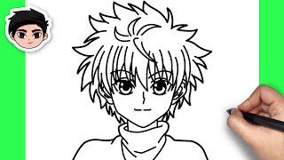 How To Draw Killua | Hunter X Hunter - Easy Step By Step Tutorial