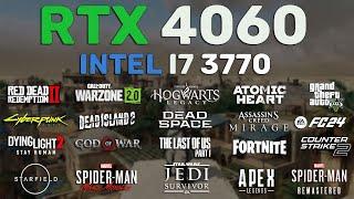 RTX 4060 - i7 3770 - 1080p - 1440p - Test in 20 Games