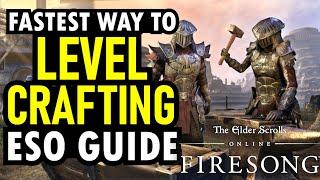 The Fastest Way to level your Crafting Skill Lines in Elder Scrolls Online - ESO Crafting Guide