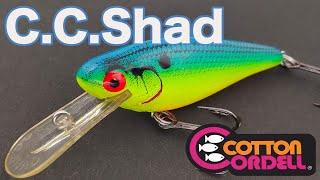 水中動画 コットンコーデル C.C.シャッド Cotton Cordell C.C.Shad Underwater Footage