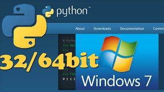 Install python on Windows 7 32 or 64 bit in 2022 | How to install python on Windows 7 2022