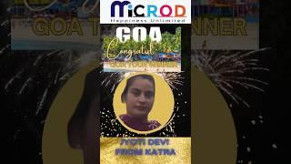 Goa Tour Winner|| Jyoti Devi ji from katra #microd