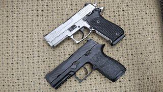 Sig Sauer P220 vs. P320 45acp Carry comparison