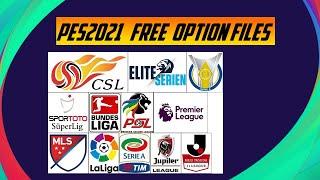 PES2021| Free Option File Sources and Installation ( PS4, PC)