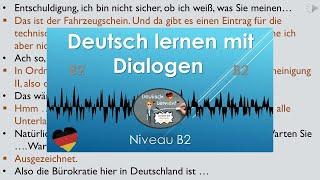 Dialoge B2 | Deutsch lernen durch Hören | 4 |