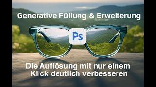 Photoshop Beta: KI-Generative Füllung & Erweiterung – Auflösung Mit Einem Klick deutlich Verbessern!