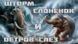 Шторм, слонёнок и Остров слёз. #cartoon #video #слонёнок #история #srorm #путешествие #animation