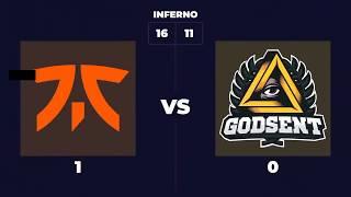 Fnatic vs GODSENT - cs Summit 6 | BEST MOMENTS CSGO