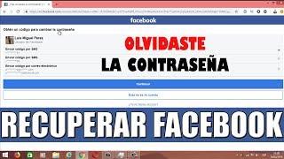 Como Entrar a Facebook si Olvidaste la Contraseña | RESUELTO |