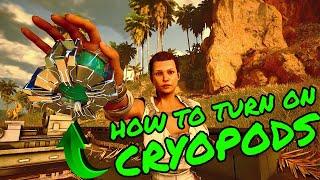 How To TURN ON CRYOPODS IN Ark Survival Ascended!!!