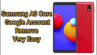How to samsung a3 core frp bypass google account remove