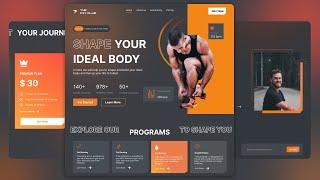 React Responsive Gym Website Tutorial Using ReactJs | React js Projects for Beginners | Deploy