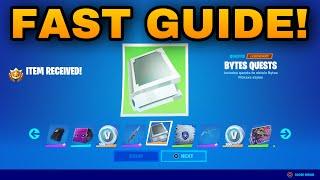 How To Unlock All The Nothing’s Gift Pickaxe Styles in Fortnite! (Bytes Quests Guide)