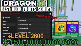 [DRAGON] Blox Fruits Script Pastebin GUI | AUTO FARM RACE V4 DEVIL FRUIT SNIPER *NO KEY*