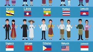 Southeast Asian Countries and Their Traditional Costumes||Alibamata