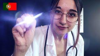 [ASMR em Português] Exame dos Nervos Cranianos | Roleplay Medico com a Dr. Maya