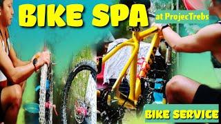 HOW TO CLEAN YOUR BIKE | BIKE WASH USING OUR CAR SHAMPOO | ProjecTrebs #bikemaintenance