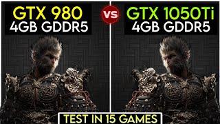 GTX 980 vs GTX 1050 Ti - Test In 15 Games - How Big Difference ?