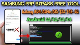 Samsung Frp Unlock -2025 Free Frp Tool All Galaxy Frp Done  All Android 11,12,13,14/ All CPU