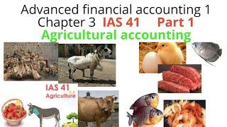 IAS 41  Agricultural accounting | Advanced accounting 1 Chapter 3 part 1 | Intermediate accounting