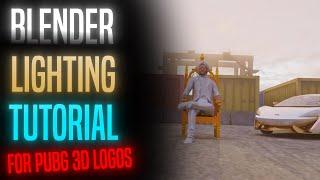 Blender Lighting Tutorial For Pubg Mobile 3d Logos | CHI3F