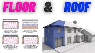 FLOOR and ROOF in Revit - (Revit Architecture Beginner Course-07)