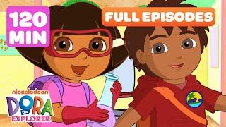 Dora the Explorer Back to School Full Episodes!  2 Hours | Dora & Friends