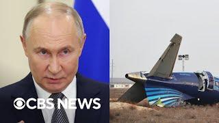 Russian president apologizes for downed plane in Kazakhstan but does not take responsibility