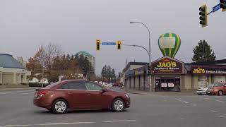 Driving in Abbotsford City - BC (British Columbia) Canada - Sightseeing Drive / Fraser Valley