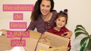 Unboxing Recebidos Junho e férias 2017 - Site Mamãe Plugada