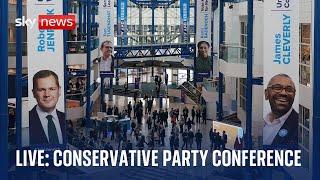 Conservative Party Conference Day one - former PM Rishi Sunak delivers a farewell speech