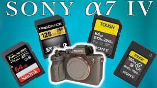 Sony A7 IV Memory Card Buying Guide. I tested every card and video mode the Sony A7 IV has.