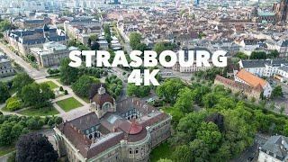 Aerial Europe | Strasbourg, France | Drone Video | 4K UltraHD | Relaxing Music | AD FREE | 2023