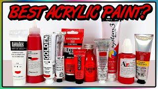 What Is The Best Acrylic Paint? (Liquitex, Culture Hustle, Golden, Ara, Amsterdam & More)
